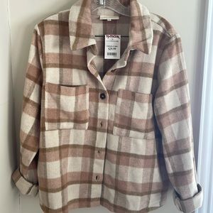 Melloday, size M, Beige Shacket